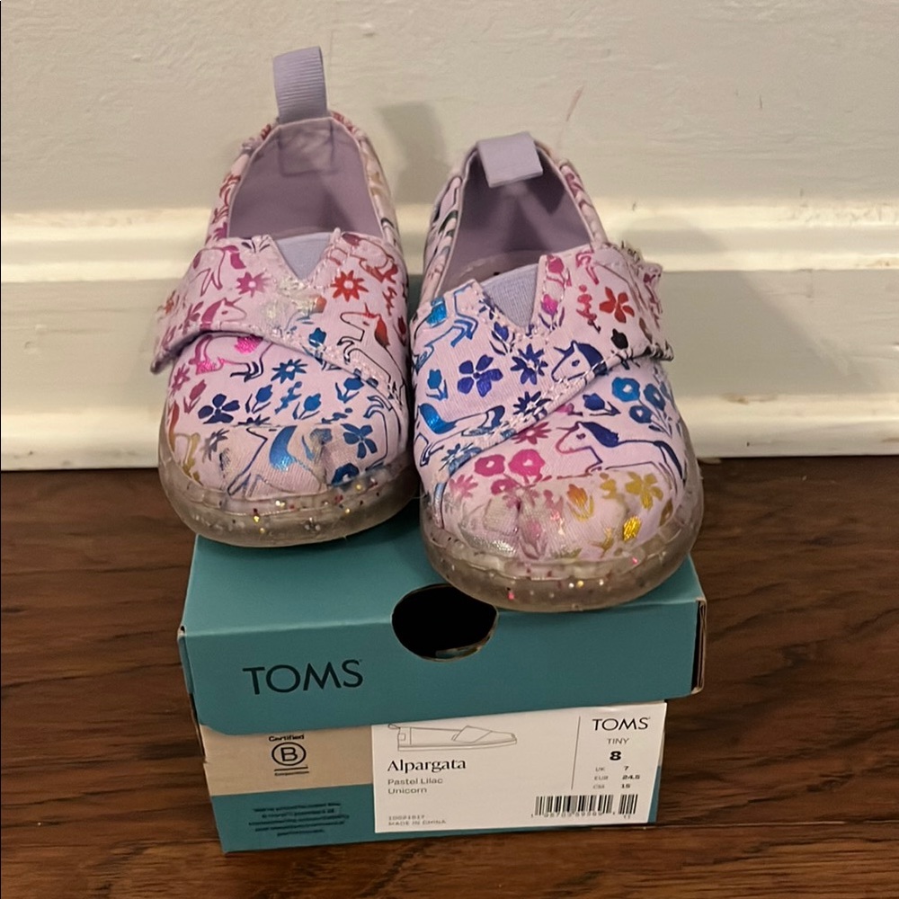 TOMS Kids Alpargata Shoes - Multicolor Floral